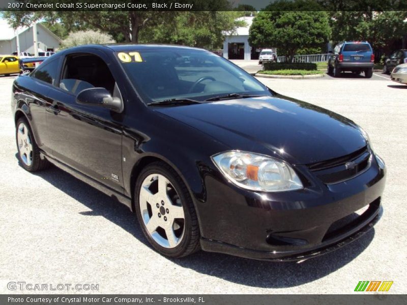 Black / Ebony 2007 Chevrolet Cobalt SS Supercharged Coupe