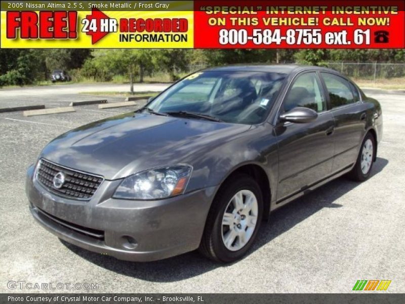 Smoke Metallic / Frost Gray 2005 Nissan Altima 2.5 S