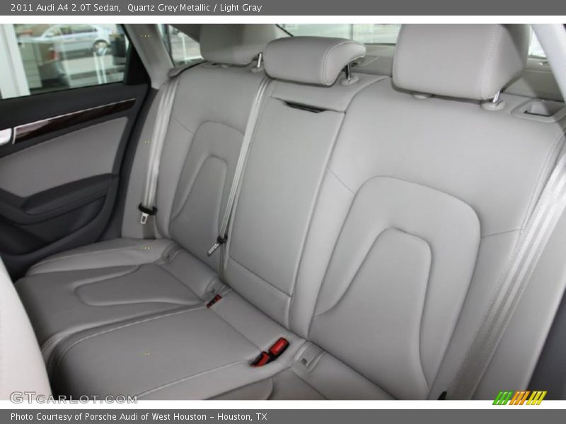 Quartz Grey Metallic / Light Gray 2011 Audi A4 2.0T Sedan