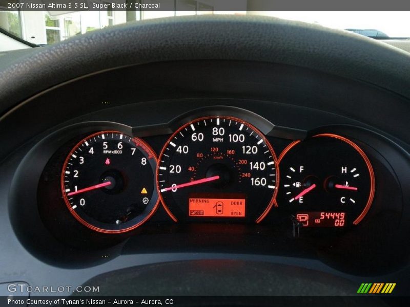 Super Black / Charcoal 2007 Nissan Altima 3.5 SL