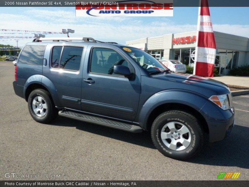 Silverton Blue Pearl / Graphite 2006 Nissan Pathfinder SE 4x4