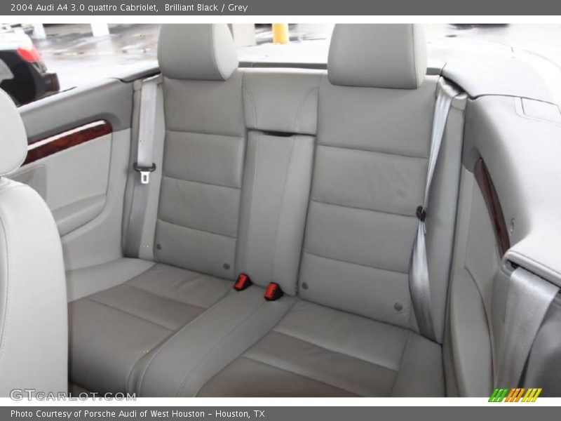 Brilliant Black / Grey 2004 Audi A4 3.0 quattro Cabriolet