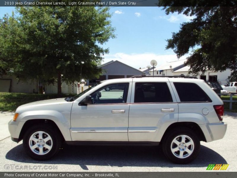 Light Graystone Pearl / Dark Slate Gray 2010 Jeep Grand Cherokee Laredo