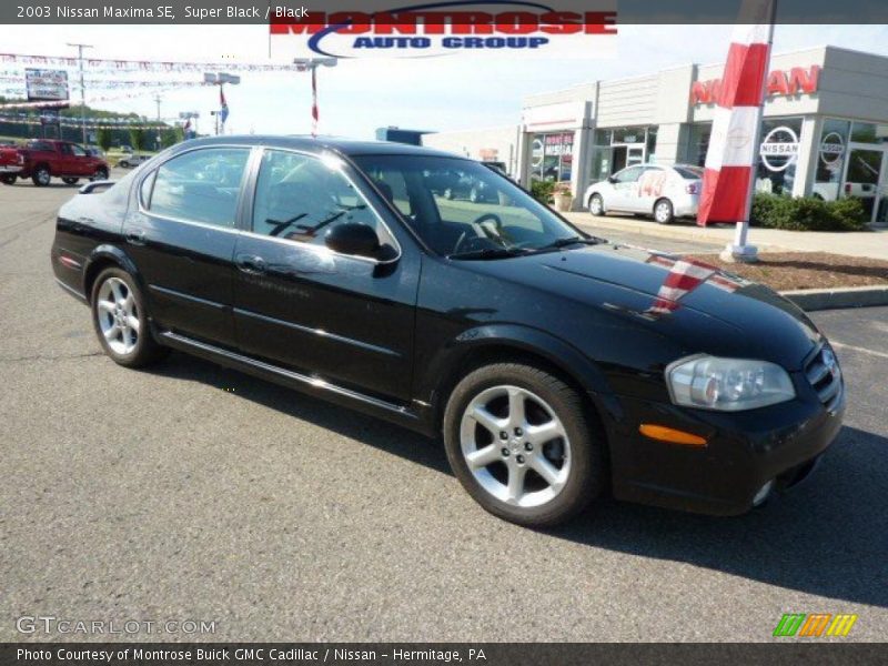 Super Black / Black 2003 Nissan Maxima SE