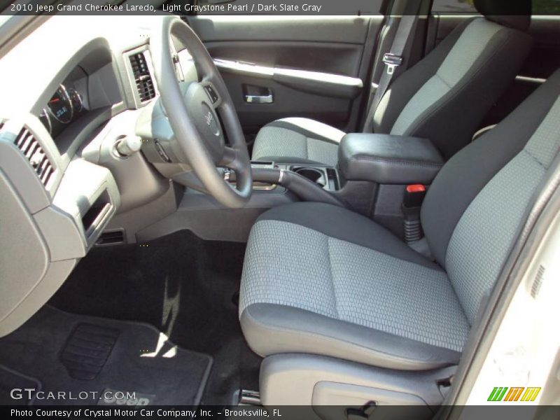 Light Graystone Pearl / Dark Slate Gray 2010 Jeep Grand Cherokee Laredo
