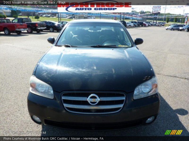 Super Black / Black 2003 Nissan Maxima SE