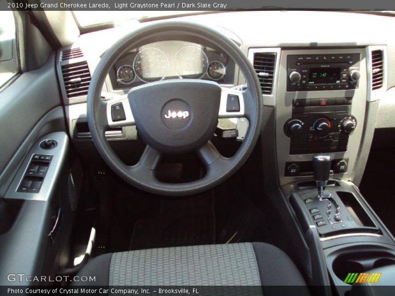 Light Graystone Pearl / Dark Slate Gray 2010 Jeep Grand Cherokee Laredo
