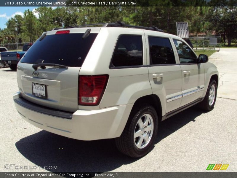 Light Graystone Pearl / Dark Slate Gray 2010 Jeep Grand Cherokee Laredo