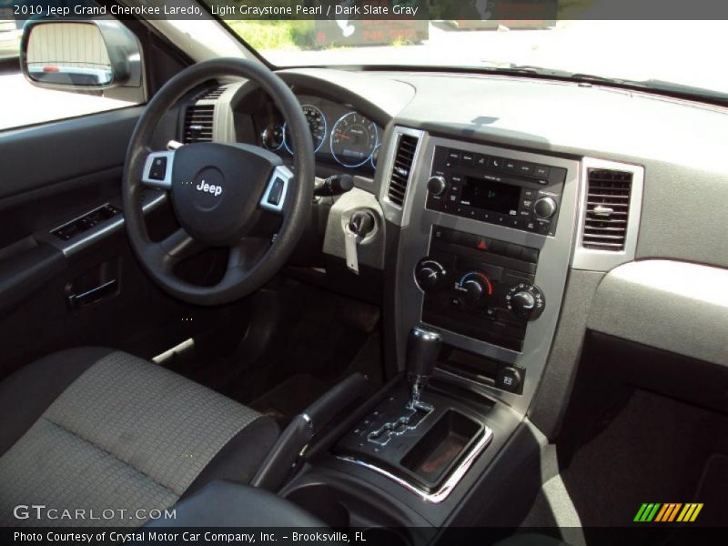 Light Graystone Pearl / Dark Slate Gray 2010 Jeep Grand Cherokee Laredo