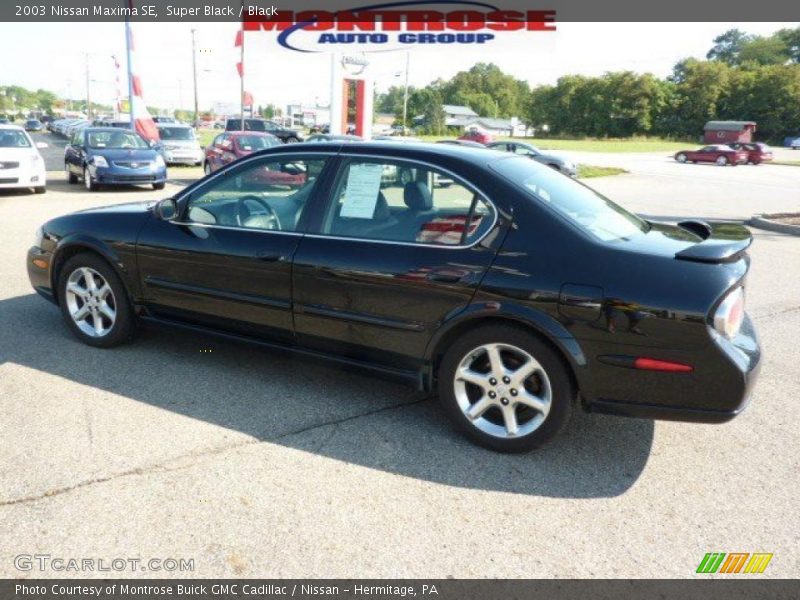 Super Black / Black 2003 Nissan Maxima SE