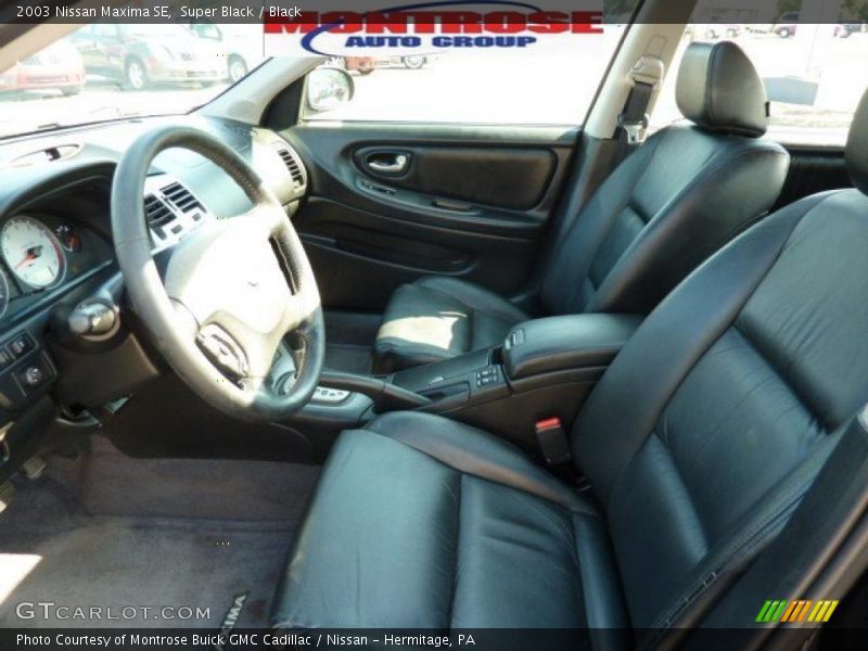 Super Black / Black 2003 Nissan Maxima SE