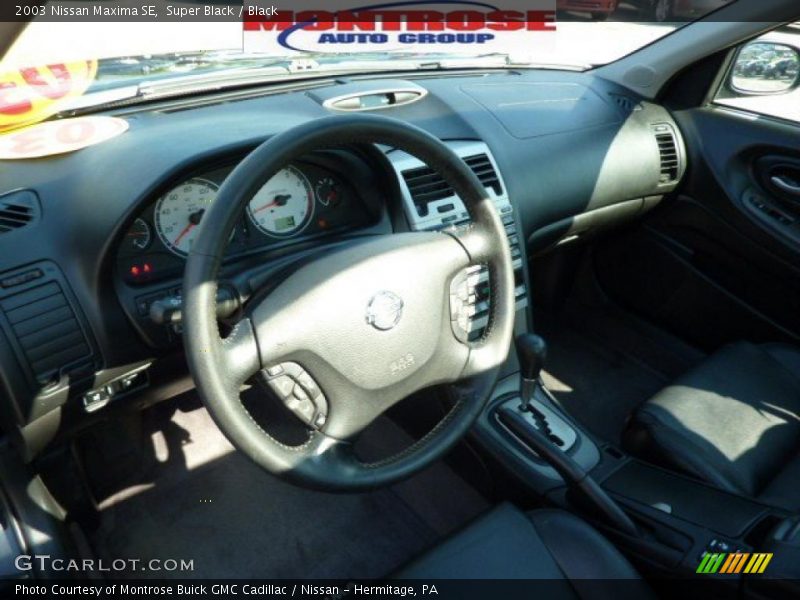 Super Black / Black 2003 Nissan Maxima SE