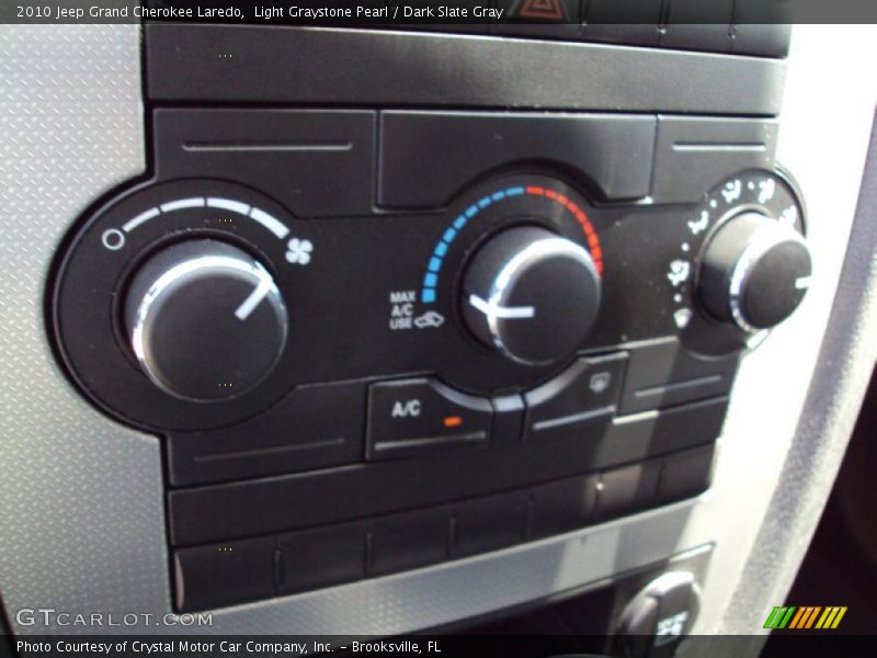 Light Graystone Pearl / Dark Slate Gray 2010 Jeep Grand Cherokee Laredo