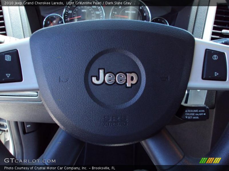 Light Graystone Pearl / Dark Slate Gray 2010 Jeep Grand Cherokee Laredo