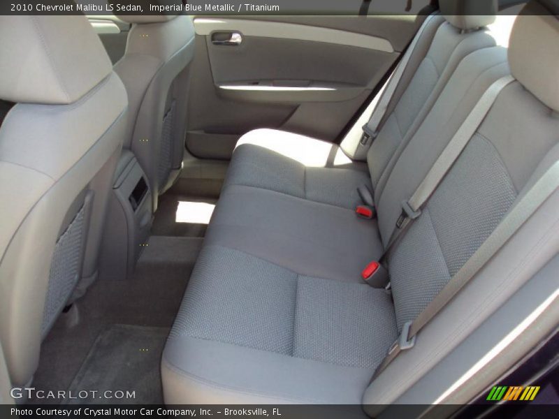 Imperial Blue Metallic / Titanium 2010 Chevrolet Malibu LS Sedan