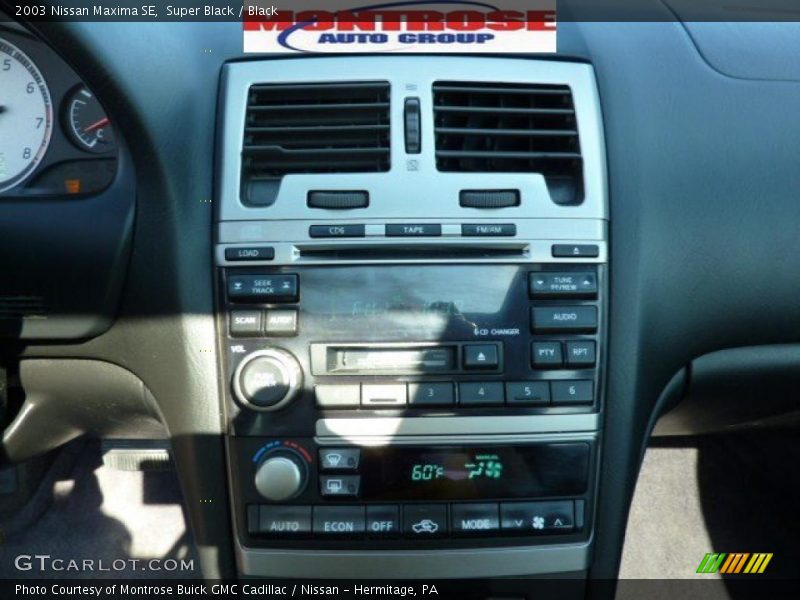 Super Black / Black 2003 Nissan Maxima SE