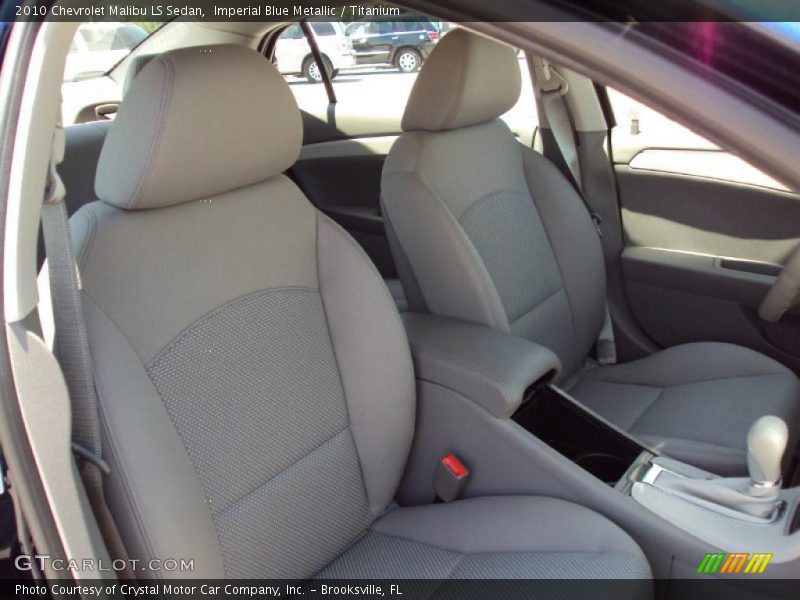 Imperial Blue Metallic / Titanium 2010 Chevrolet Malibu LS Sedan