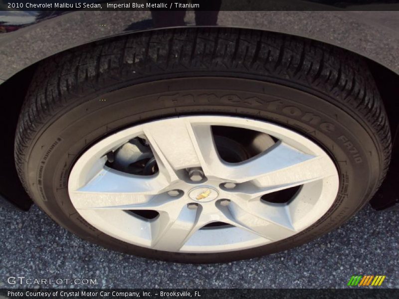 Imperial Blue Metallic / Titanium 2010 Chevrolet Malibu LS Sedan