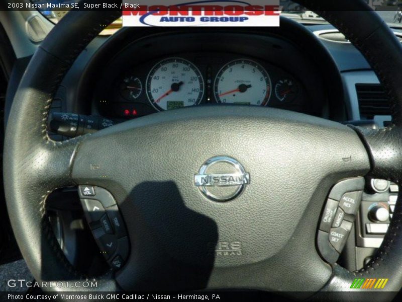 Super Black / Black 2003 Nissan Maxima SE