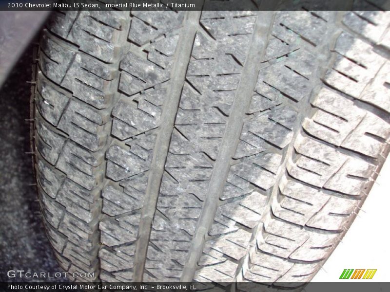 Imperial Blue Metallic / Titanium 2010 Chevrolet Malibu LS Sedan