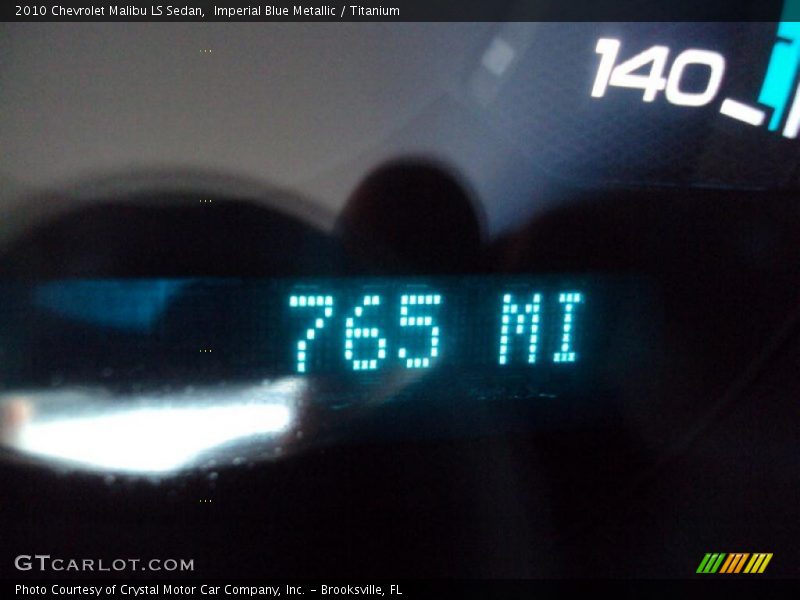 Imperial Blue Metallic / Titanium 2010 Chevrolet Malibu LS Sedan