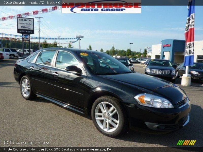 Black / Gray 2010 Chevrolet Impala LTZ