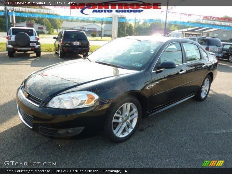 Black / Gray 2010 Chevrolet Impala LTZ