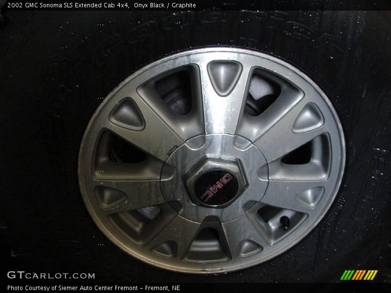 Onyx Black / Graphite 2002 GMC Sonoma SLS Extended Cab 4x4