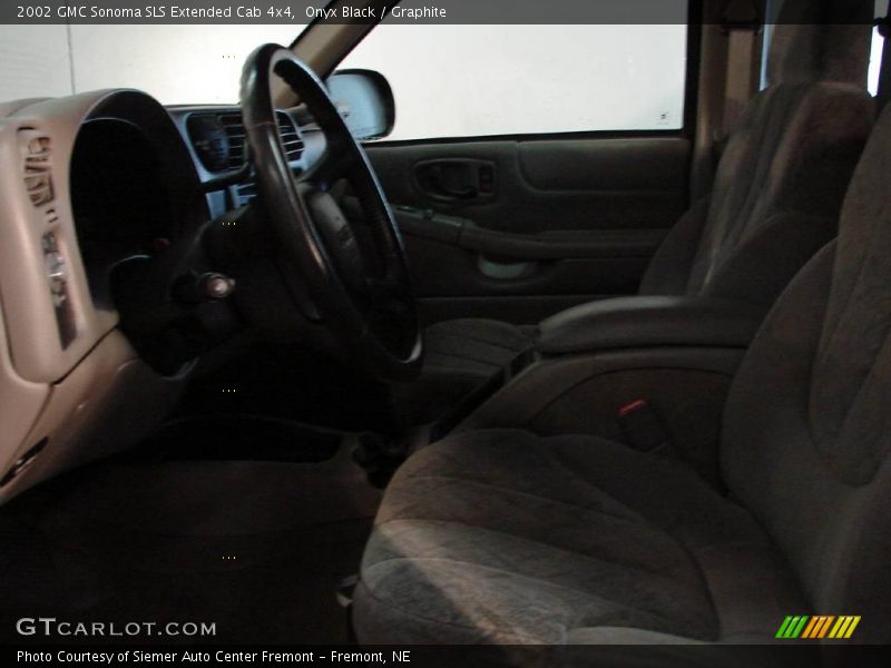 Onyx Black / Graphite 2002 GMC Sonoma SLS Extended Cab 4x4