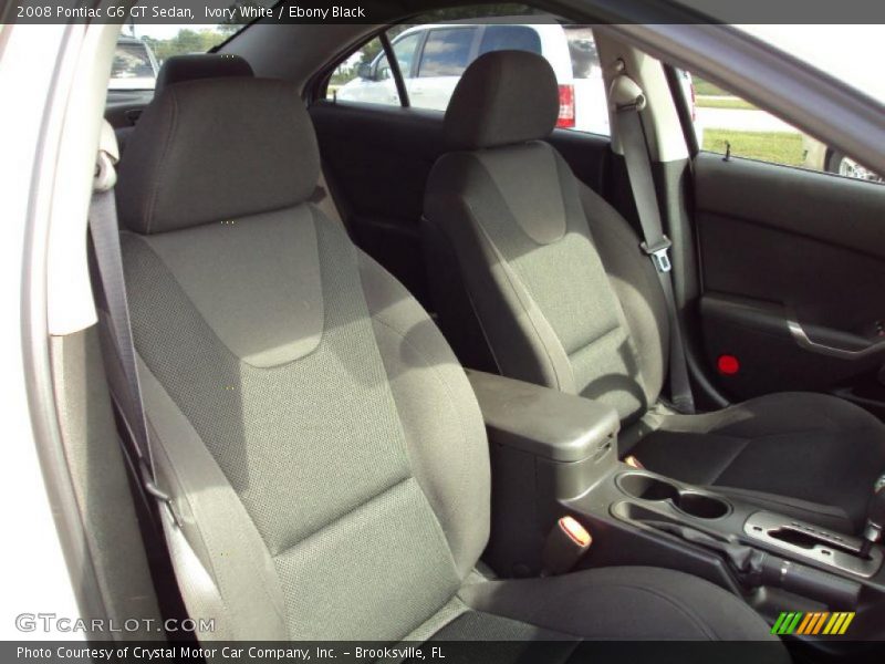 Ivory White / Ebony Black 2008 Pontiac G6 GT Sedan