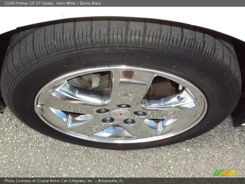 Ivory White / Ebony Black 2008 Pontiac G6 GT Sedan