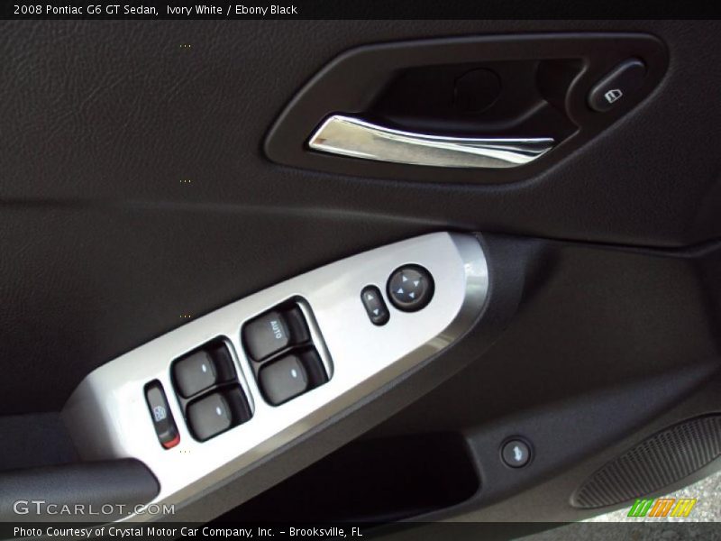 Ivory White / Ebony Black 2008 Pontiac G6 GT Sedan