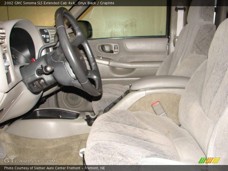 Onyx Black / Graphite 2002 GMC Sonoma SLS Extended Cab 4x4
