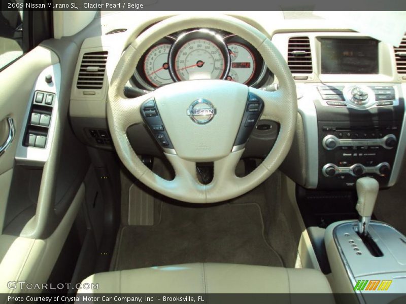 Glacier Pearl / Beige 2009 Nissan Murano SL