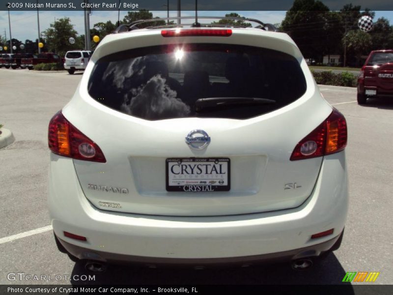 Glacier Pearl / Beige 2009 Nissan Murano SL