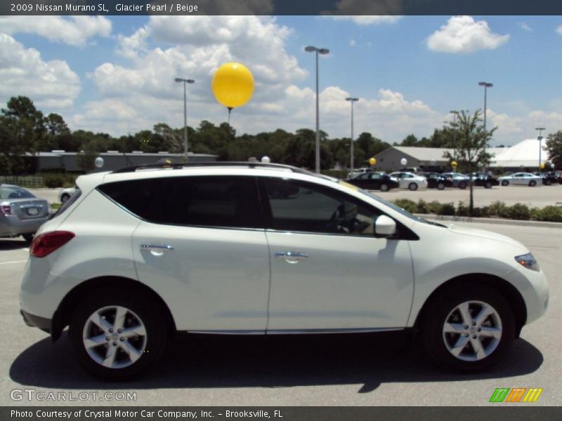 Glacier Pearl / Beige 2009 Nissan Murano SL