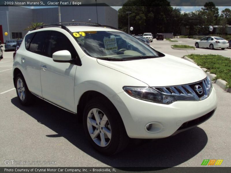 Glacier Pearl / Beige 2009 Nissan Murano SL