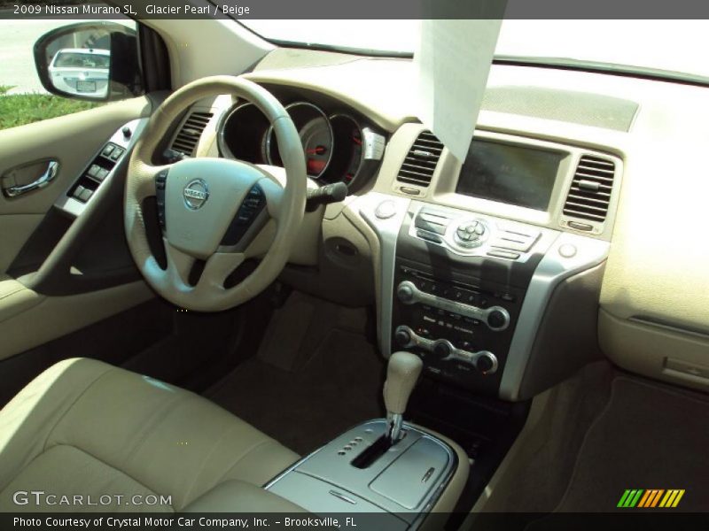 Glacier Pearl / Beige 2009 Nissan Murano SL