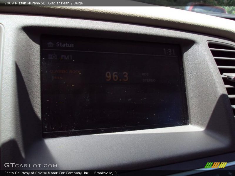 Glacier Pearl / Beige 2009 Nissan Murano SL