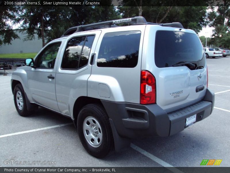 Silver Lightning Metallic / Graphite 2006 Nissan Xterra S