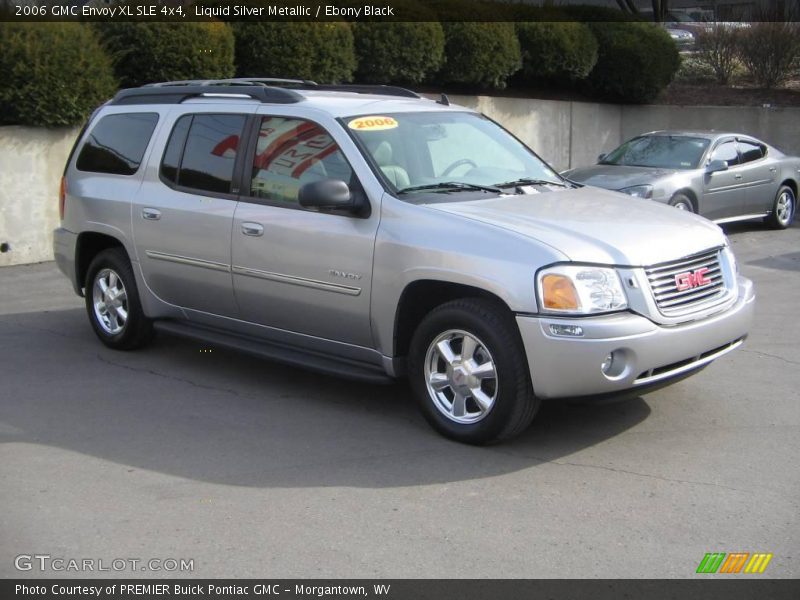 Liquid Silver Metallic / Ebony Black 2006 GMC Envoy XL SLE 4x4