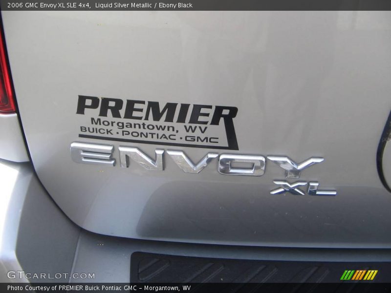 Liquid Silver Metallic / Ebony Black 2006 GMC Envoy XL SLE 4x4