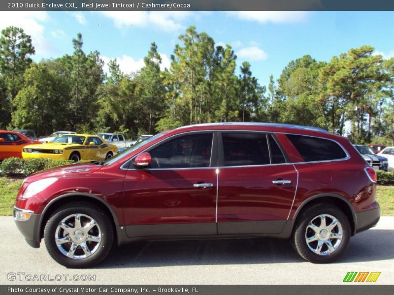 Red Jewel Tintcoat / Cashmere/Cocoa 2010 Buick Enclave CXL