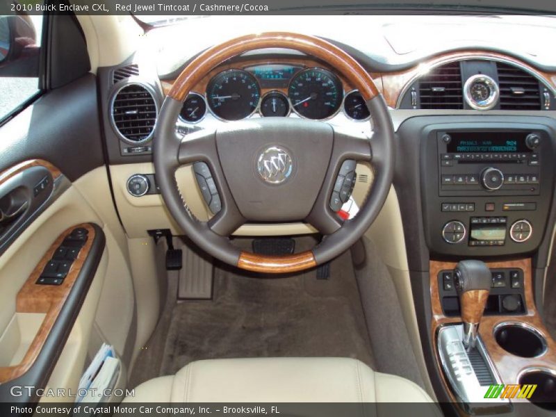 Red Jewel Tintcoat / Cashmere/Cocoa 2010 Buick Enclave CXL