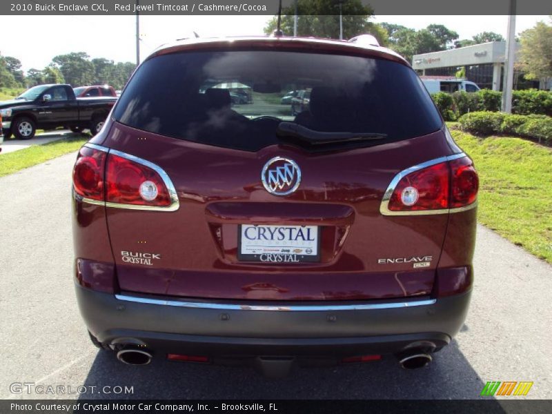 Red Jewel Tintcoat / Cashmere/Cocoa 2010 Buick Enclave CXL