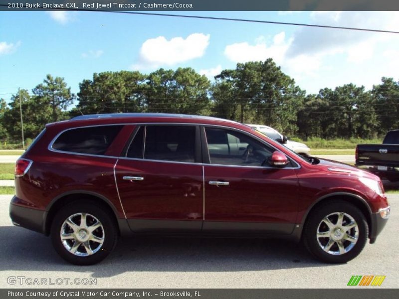 Red Jewel Tintcoat / Cashmere/Cocoa 2010 Buick Enclave CXL