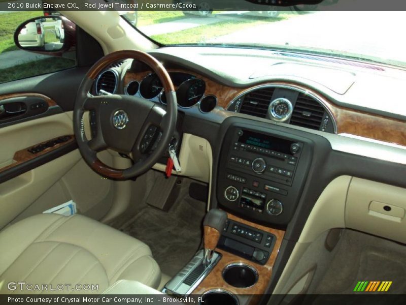 Red Jewel Tintcoat / Cashmere/Cocoa 2010 Buick Enclave CXL