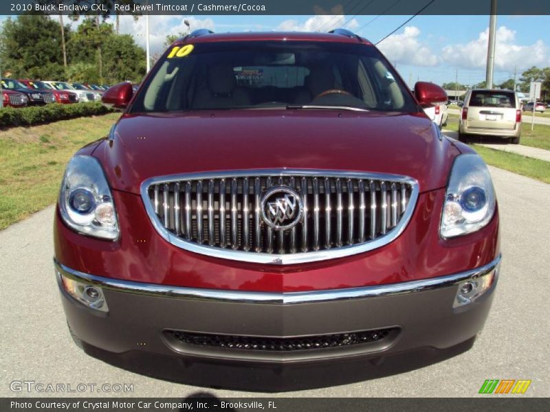 Red Jewel Tintcoat / Cashmere/Cocoa 2010 Buick Enclave CXL