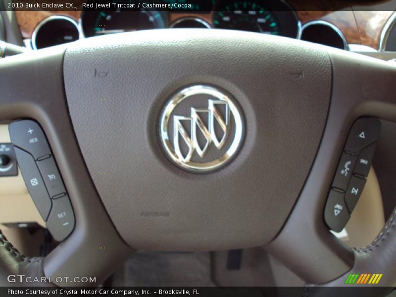 Red Jewel Tintcoat / Cashmere/Cocoa 2010 Buick Enclave CXL