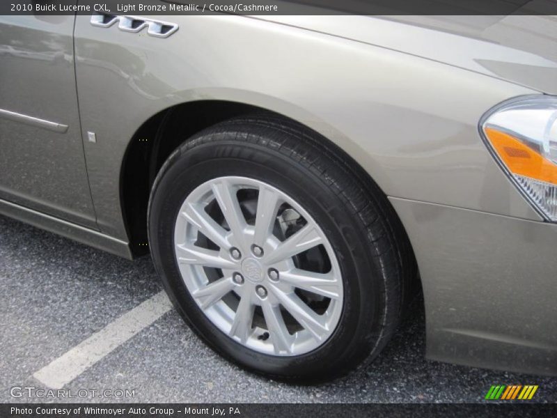 Light Bronze Metallic / Cocoa/Cashmere 2010 Buick Lucerne CXL